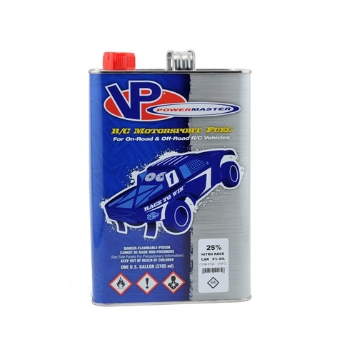 PMRCPRO251G - VP Racing Powermaster RC Pro Race 25% Nitro 9% Syn/Cas 1Gallon