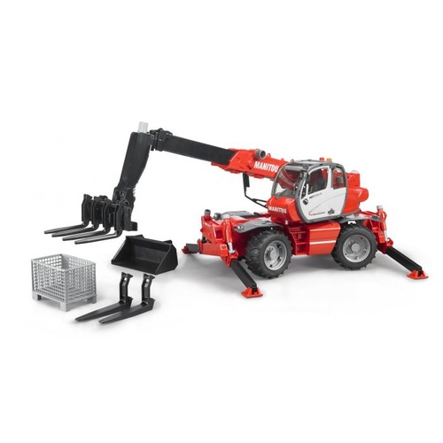 Bruder 1:16 Manitou Telescopic forklift MRT 2150 with Accessories - 240 02129