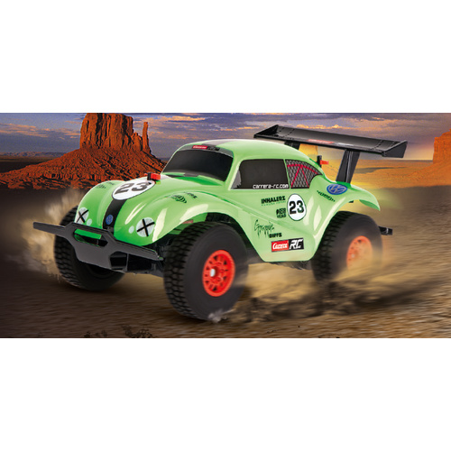 Carrera RC 1/18 VW Beetle Green Off-Road 2.4GHz w/usb Charger