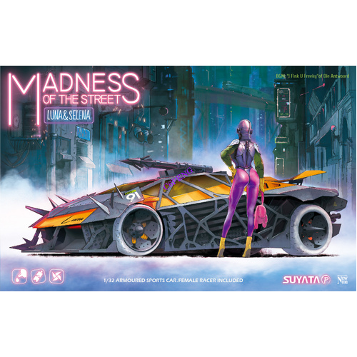 Suyata MS-001 Madness Of The Streets - Luna & Selena Plastic Model Kit SUY-MS-001