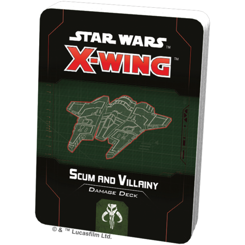 Star Wars X-Wing 2nd Edition Scum & Villainy Damage Deck