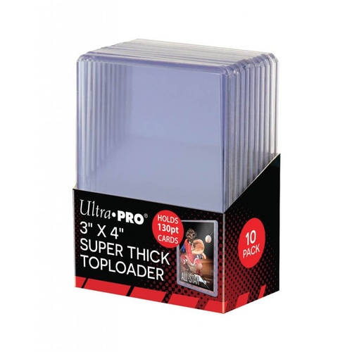 ULTRA PRO Super Thick Top Loader - 3 x 4 130pt (10 pk)