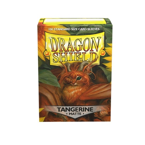 Sleeves - Dragon Shield - Box 100 - Tangerine MATTE AT11030