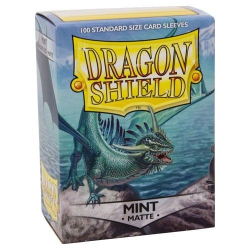 Sleeves - Dragon Shield - Box 100 - Mint MATTE AT11025