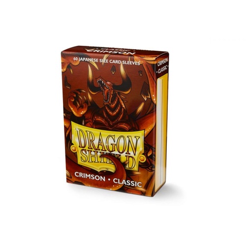 Sleeves - Dragon Shield Japanese - Box 60 - Classic Crimson