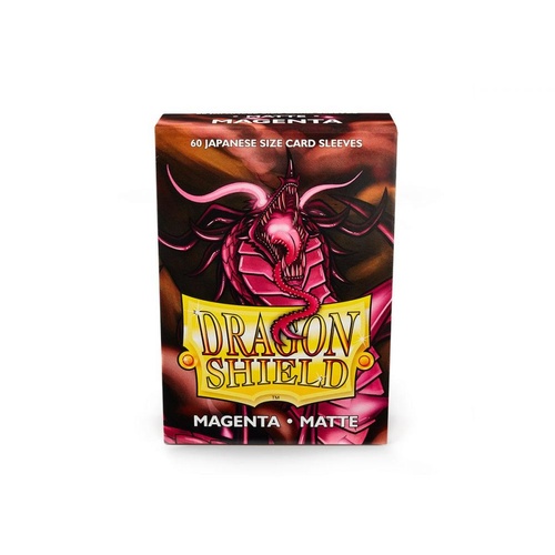 Sleeves - Dragon Shield Japanese - Box 60 - Magenta Matte AT11126
