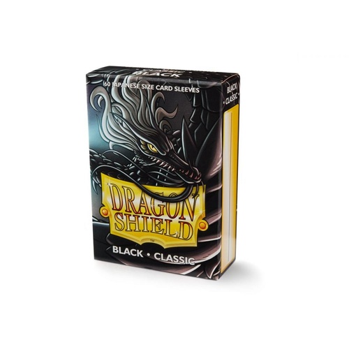 Sleeves - Dragon Shield Japanese - Box 60 - Classic Black