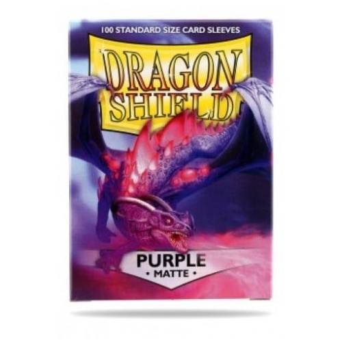 Sleeves - Dragon Shield - Box 100 - Purple MATTE AT11009
