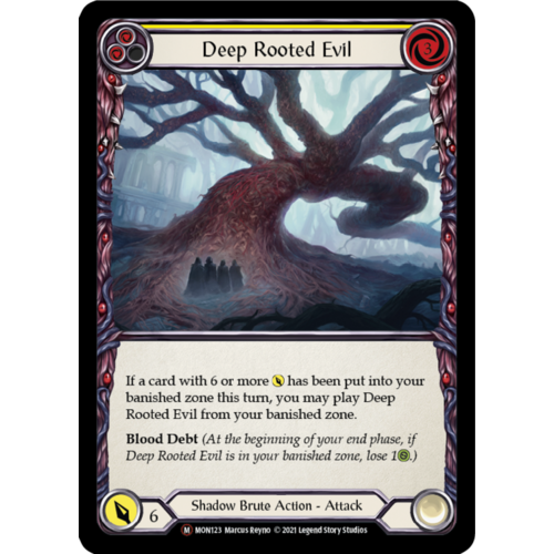 Deep Rooted Evil - Rainbow Foil - Unlimited