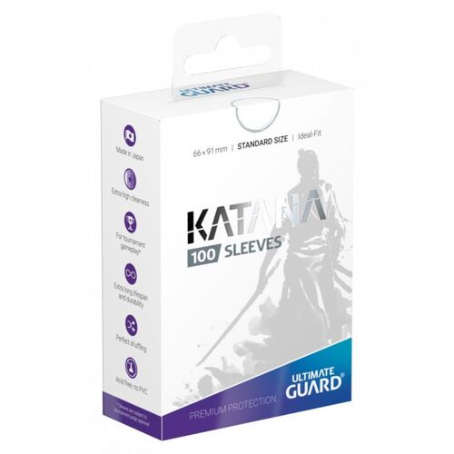 Ultimate Guard Katana Standard Size Sleeves White (100)