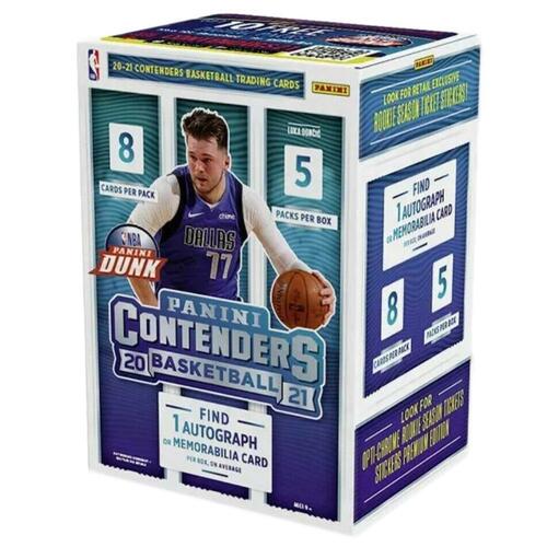 2020-2021 PANINI NBA CONTENDERS BASKETBALL BLASTER BOX - 5 PACKS