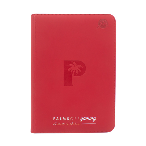 Collector's Series 9 Pocket Zip Trading Card Binder – RED ZB-09-RED