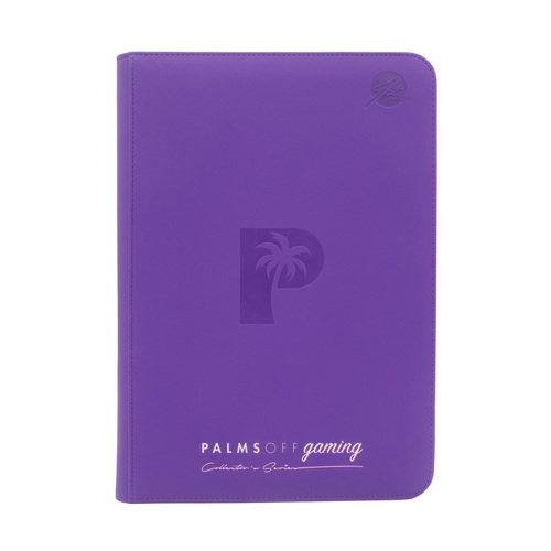 Collector's Series 9 Pocket Zip Trading Card Binder - PURPLE ZB-09-PUR