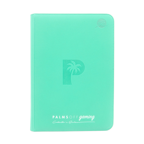 Collector's Series 9 Pocket Zip Trading Card Binder - TURQUOISE