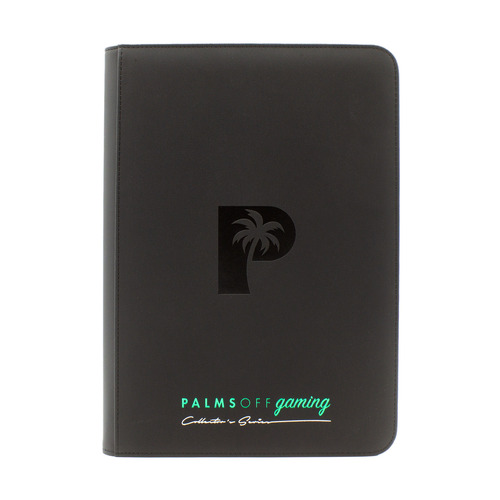 Collector's Series 9 Pocket Zip Trading Card Binder - Black ZB-09-BLK