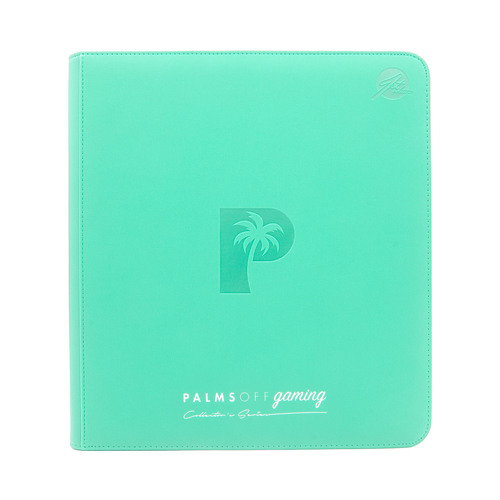 Collector's Series 12 Pocket Zip Trading Card Binder - TURQUOISE ZB-12-TQS