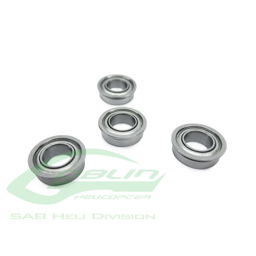 ABEC-5 Flanged Bearing C2.5xC6x2.6 (4pcs) - Goblin 500/770/HPS 630/700 HC400-S