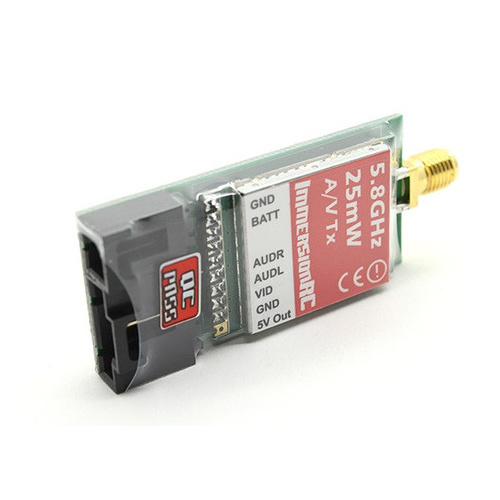 ImmersionRC 5.8GHz 25mW Video Transmitter A CE Certified NexwaveRF Powered Video Link (Fatshark) TX_5G8_25