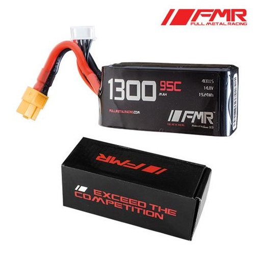 FMR 1300mah 4s 95C Lipo Battery Pack FMR13004S95