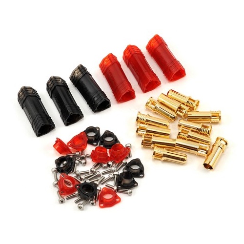 6mm Bullet Connector T:C36/24k Gold Plated 5" REB6808ASP6