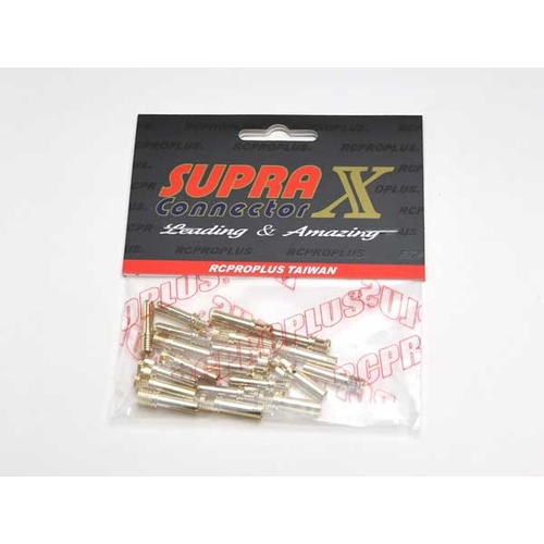 RCPROPLUS 4mm Bullet ConnectorT:C36/ 24K Gold Plated 5u" RME4812 F3A PRO P10