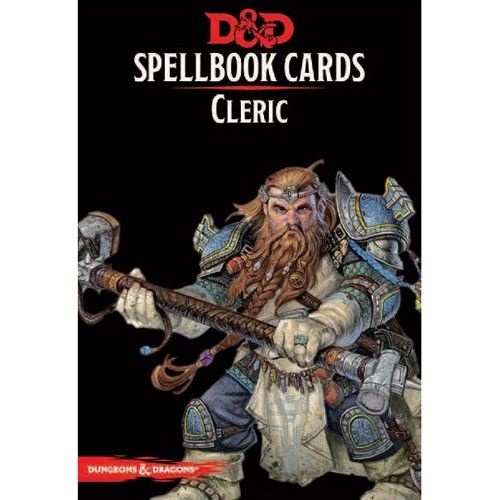 C56660000 D&D Spellbook Cards Cleric Deck (149 Cards) Revised 2017 Edition