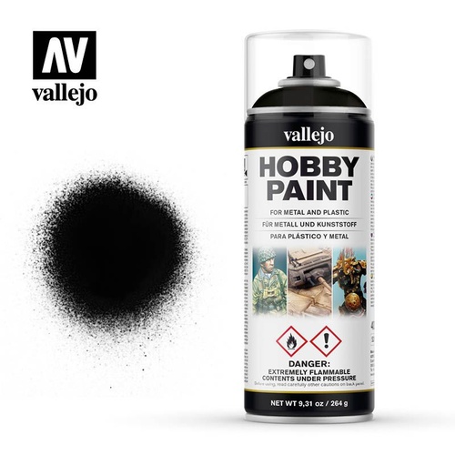 AV28012	Vallejo Aerosol Black Primer 400ml
