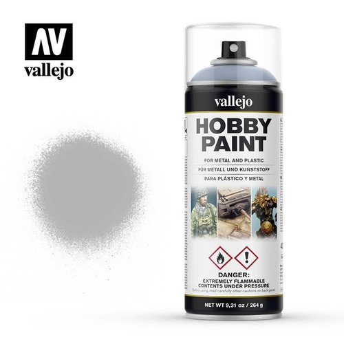 AV28011 Vallejo Aerosol Grey Primer 400ml