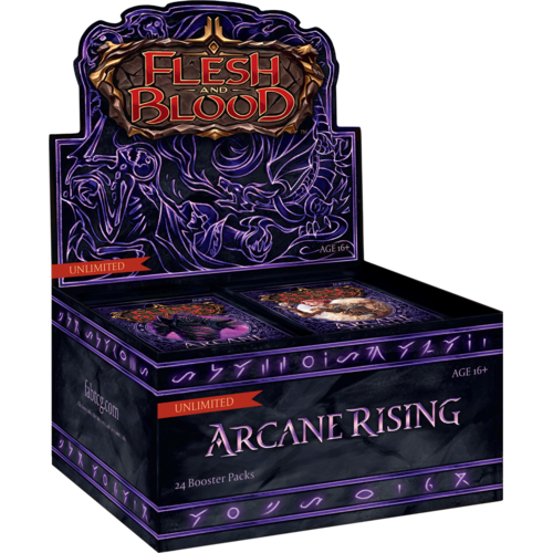 Flesh and Blood Arcane Rising Unlimited Booster Display