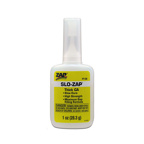 Adhesive, SLO-ZAP 1oz (Yellow) PT20