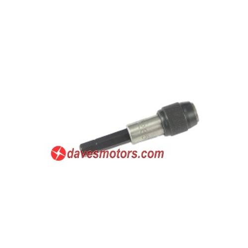DDM Magnetic Bit Holder Adapter for 1/4" Hex Drivers w/ Quick Release CA198M