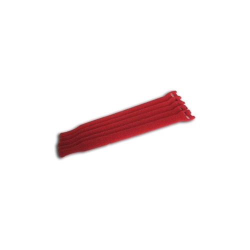 Red Velcro Cable Wrap 5 pack BRC185