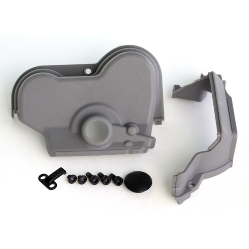 3977A Traxxas Cover, gear (upper & lower) (1)/ dust plug (1)/ 3x6mm CS (3)