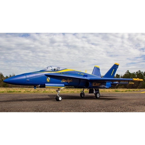 FW -F/A18-PNP Freewing F/A-18C Hornet Blue Angels 90mm EDF Jet PNP (Pre Order)