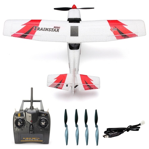 VT761-4	Volantex Firstar Sports Cub 500 Brushed RTF RC Plane (Red)