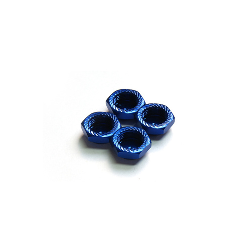 AG05-260201	Serrated Cap Nut M12*1.25 Blue (4pcs)-Alumina material