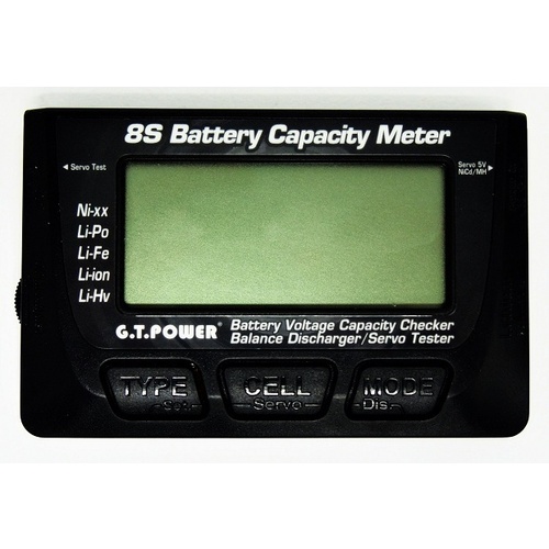 GT Power Battery Meter/Balancer/servo tester. GT-8SMETER
