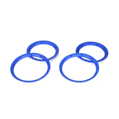 Losi Beadlock Set, Inner & Outer Blue (2): 5TT LOSB7029