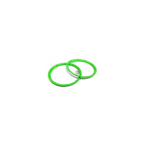 DDM Racing Outer "Bite-Lock" Rings - Neon Green DDM100NGN
