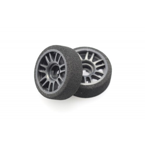 X-Power Mini-Z Foam Tires Mounted Front Very Soft +2.5 Offset XP-M03-F-VS-2.5