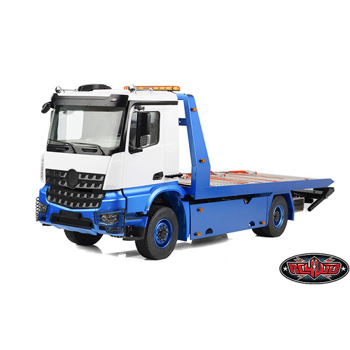 PRE-ORDER: 1/14 4x4 Wrecker Flat Bed Hydraulic Tow Truck VV-JD00068