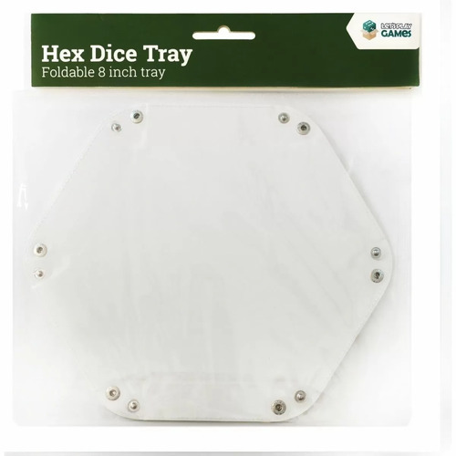 LPG Hex Dice Tray 8" White LPGDM068White