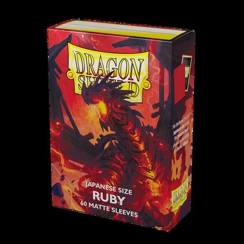 Sleeves - Dragon Shield Japanese - Box 60 - Ruby Matte AT11137