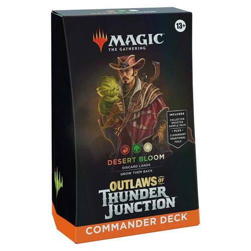 Magic Outlaws of Thunder Junction - Commander Deck Desert Bloom (Red/Green/White)