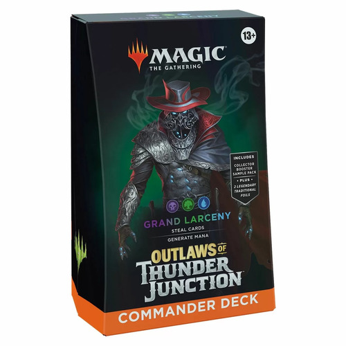 Magic Outlaws of Thunder Junction - Commander Deck Grand Larceny (Black/Green/Blue)
