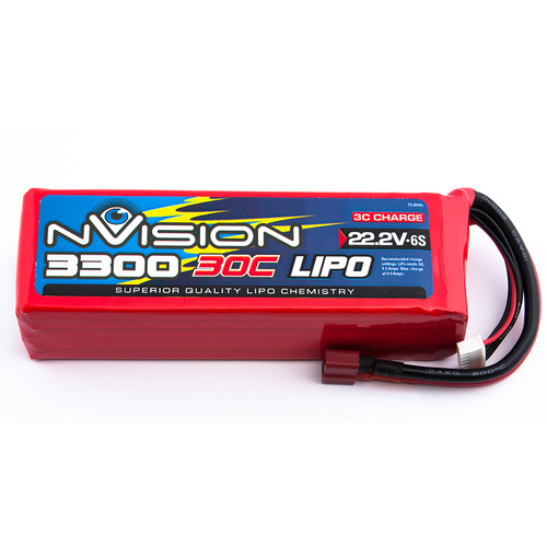 22.2v 3300mah SC 30c Lipo Battery NVO1816
