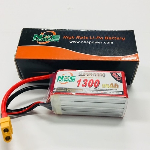NXE 4s 1300mah 95C Drone Battery XT60 Connector