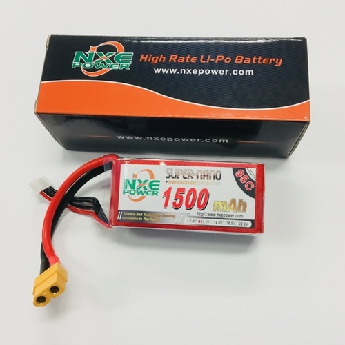 NXE 3s 1500mah 95C Drone Battery XT60 Connector