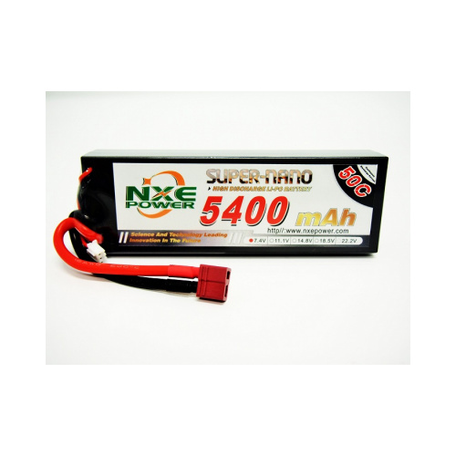 5400HC502SDEAN - NXE 7.4v 5400mah 50c H/case Lipo w/Dean