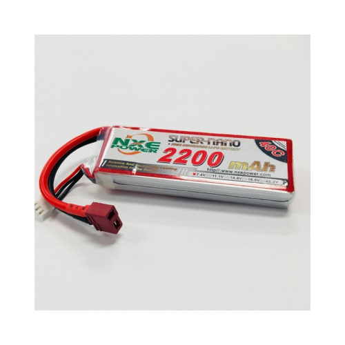 2200SC402SDEAN	NXE 7.4v 2200mah 40c Soft case w/Deans